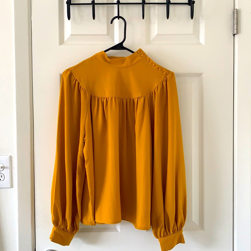 Marigold Flowy Blouse